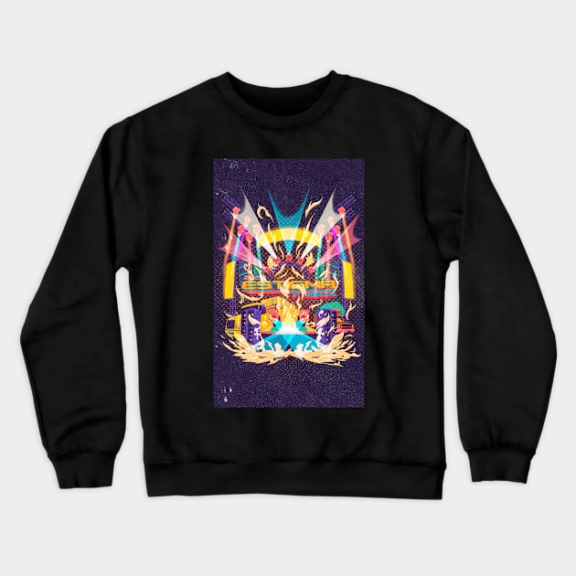 STIGMA Sound Illustration Crewneck Sweatshirt by CERO9